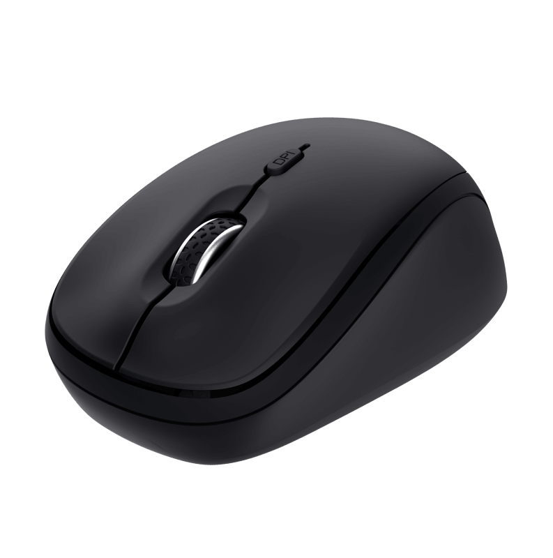 Mouse wireless Trust Yvi, rezolutie maxima 1600 DPI, negru
