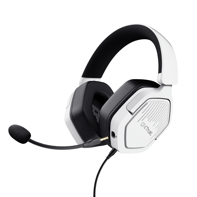 Casti cu fir multiplatforma Trust GXT492 Carus, cu microfon, tip conector 3.5mm, frecventa raspuns 20 Hz - 20.000 Hz, lungime cablu 120cm, alb