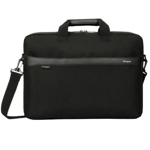 Geanta laptop slim Targus GeoLite, pentru laptopuri de 16" sau mai mici, dimensiuni: 40 x 4.5 x 28 cm, greutate 0.56 kg, gri