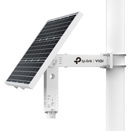 Panou fotovoltaic SP9030, 90W + Acumulator 31.02Ah/10.8V pentru camere TP-LINK VIGI, Unghi ajustabil, 3× Porturi DC Output, modular, management de la distanta