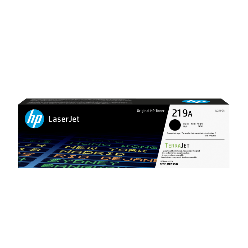 Toner HP W2190A  black,1.3 k, nr 219A,HP LaserJet Pro 3201,3204, 3288, 3302