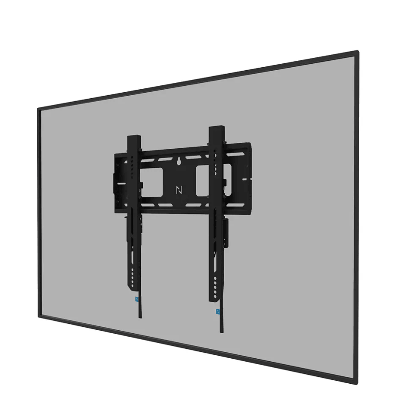 Suport perete Neomounts heavy duty, pentru display-uri interactive si ecrane grele de pana la 32-75", sistem de prindere VESA 400x400, greutate maxima suportata 100kg, fix, distanta fata de perete 4.2cm, cu sistem ce permite prinderea/desprinderea usoara a display-ului, securizabil cu lacat (nu este