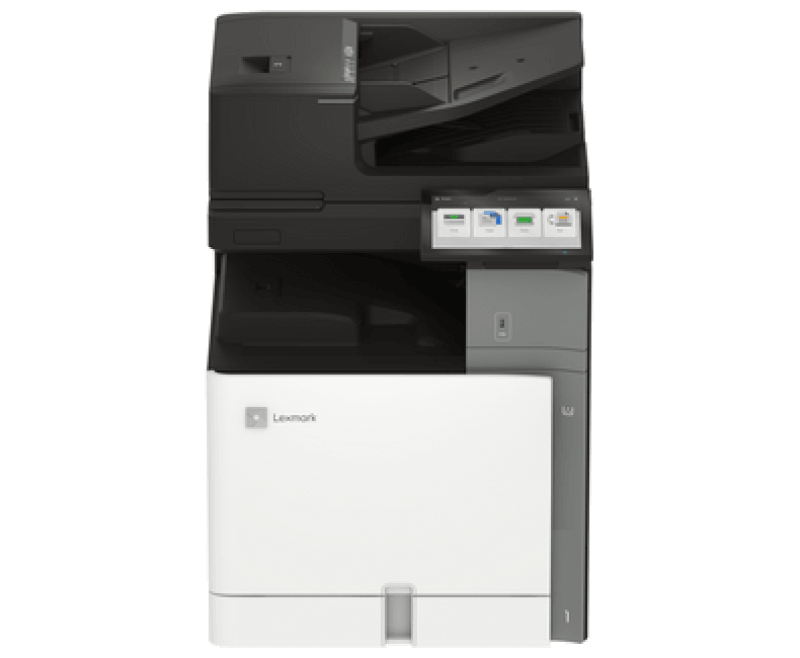 Multifunctional laser color Lexmark CX961se Copiere color/Imprimare color/Scanare color/Fax color/Trusted Platform Module, Dimensiune;A3, Ecran tactil color Lexmark din clasa e-Task de 10 inchi (25 cm), Viteza imprimare si copiere pana la 35 ppm, Rezolutie: monocrom: 1200 x 1200 dpi, 4800 Color