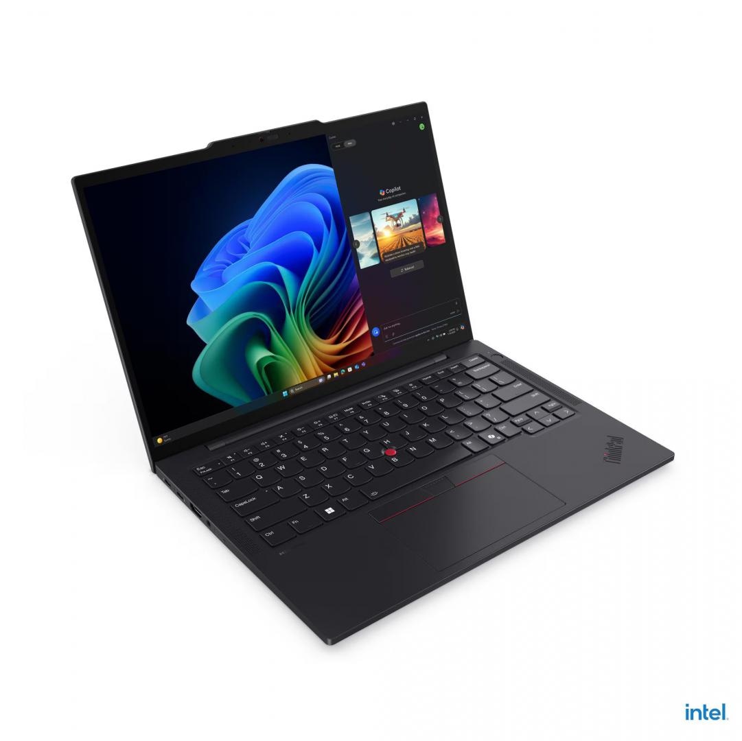 Laptop Business Lenovo ThinkPad T14s Gen 6, cu procesor Intel Core Ultra 7 258V, 14'' IPS Touchscreen, 32 GB LPDDR5x, 1 TB SSD, Intel Arc 140V, Windows 11 Pro