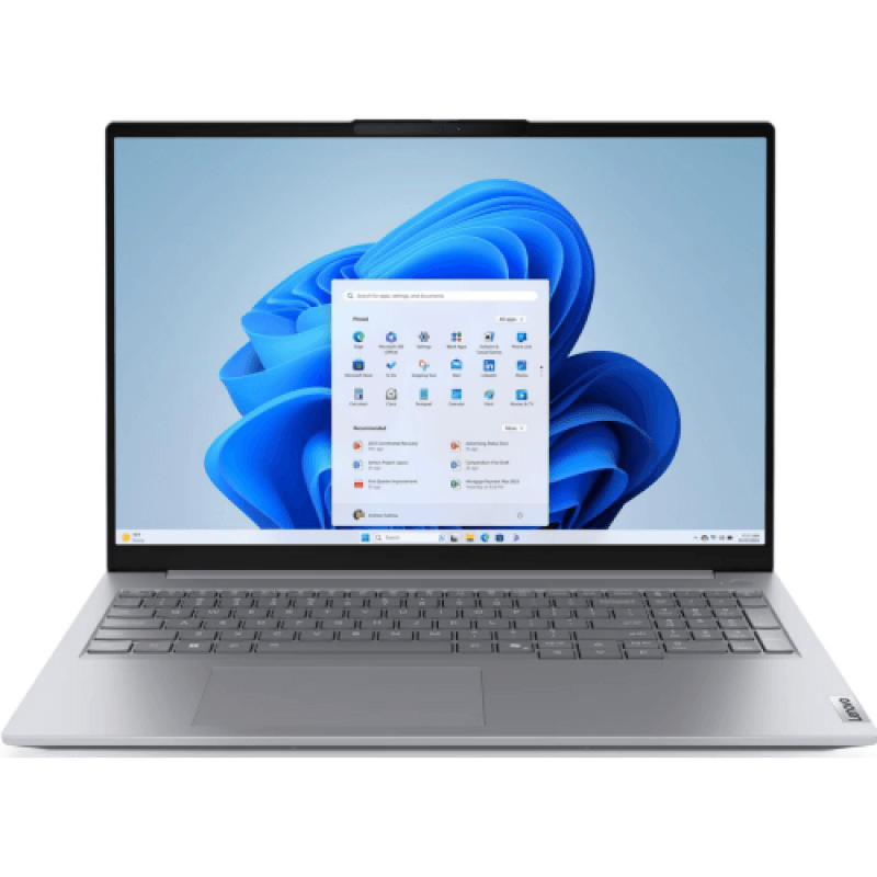 Laptop SMB Lenovo ThinkBook 16 G9 IRL, cu procesor Intel Core i5-13420H, 16'' IPS, 16 GB DDR5, 512 GB SSD, Intel UHD Graphics, Fr OS