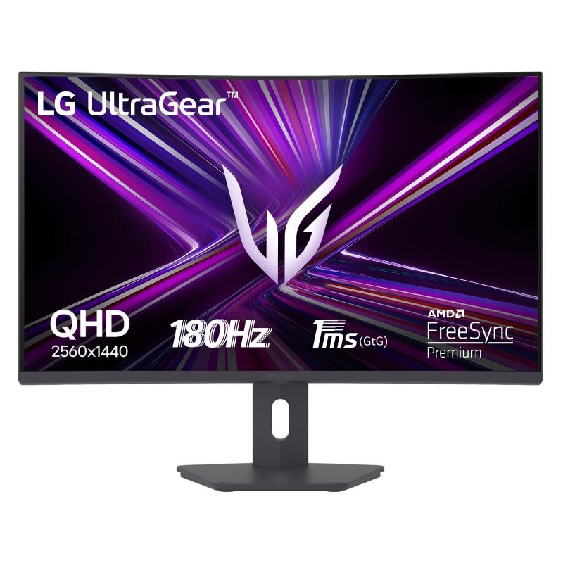 Monitor LG 31.5" 32G600A-B.AEUQ, Curvature: 1000R, Diagonal (inch): 31.5, Diagonal (cm): 80, Aspect ratio: 16:9, Panel: VA, Resolution: 2560x1440, Refresh Rate: 180Hz, Response time GtG: 1ms, Brightness (max): 300 cd/m², Contrast (static) : 3000:1, Viewing angle: 178/178, Color Gamut Type: sRGB