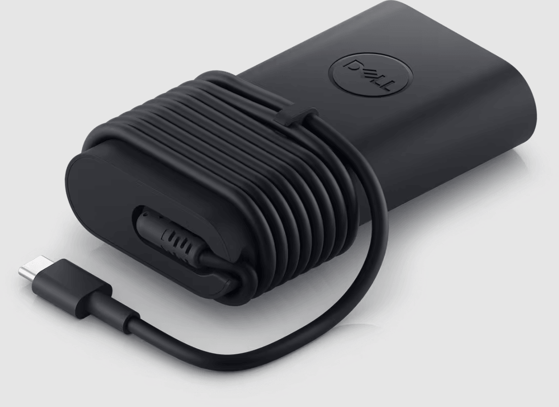 Dell 100W USB-C Ultra Slim Adapter Power, Connector: USB-C, Gan: Yes, Input voltage: 100 V AC to 240 V AC, Input current (maximum): 1.7 A, Input frequency: 50 to 60 Hz, Output Current: 20 V/5 A (continuous), 15 V/3 A (continuous), 9.0 V/3 A (continuous), 5.0 V/3 A (continuous), Rated output voltage