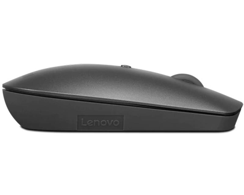 ThinkBook Bluetooth Silent Mouse; Weight: 61 g; Color: Iron Grey; Packed Dimensions: 110 x 78 x 40 mm; Scrolling: 2-way scroll wheel (up, down); Connectivity : Bluetooth 5.0; Mouse Sensor: Blue Optical Sensor; Supported OS: Windows 10, Windows 11; Warranty Period: Support 3 years from Jun 2025