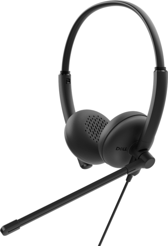 Dell Wired Headset WH125, Connectivity Technology: Wired, Cable Length: 2.1 m, Minimum Frequency Response: 20 Hz, Maximum Frequency Response: 20 kHz, Zoom Certification: No, Noise Canceling: No, AI-powered: No, Earpiece Design: On-ear, Driver Size: 2.7 cm, Signal to Noise Ratio (SNR): 61dB, Earpiece