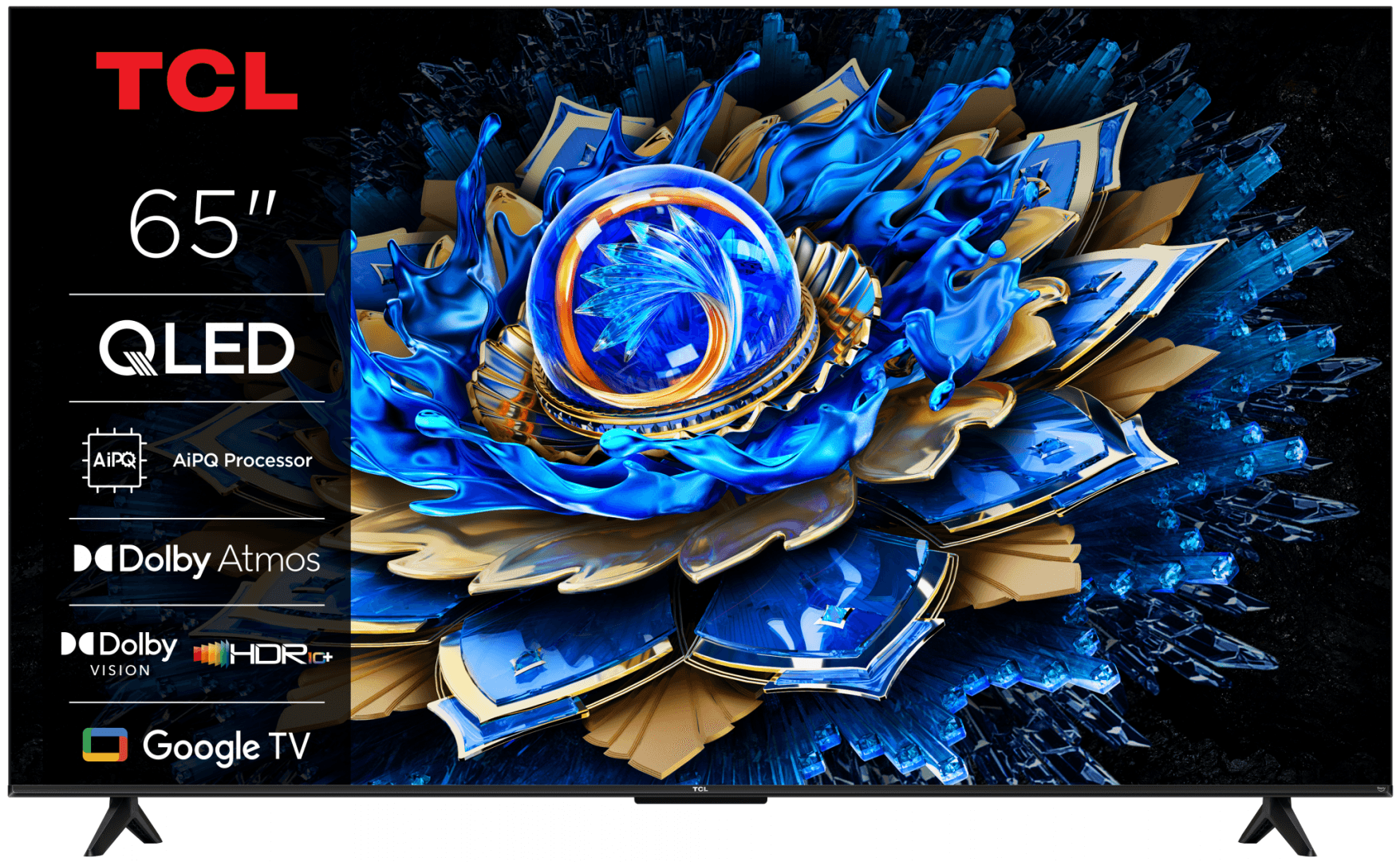 Televizor TCL QLED 65T69C, 164 cm, Smart Google TV, 4K Ultra HD, (Model 2025)