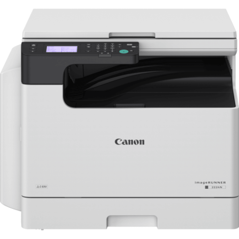 CANON IR2224N II A3 MONO LASER MFP, Format A3, Functii: Print, copy, Scan, Procesor 1.2Ghz, Display 8.9cm, Memorie: 1.5GB ram, Storage: 4GB eMMC, Duplex automat, Capacitate hartie: Standard 350 coli, max. 600 coli, Viteza printare: 24ppm (A4), 11ppm (A3), Rezolutie: 1200 x 1200dpi, Limbaje printare