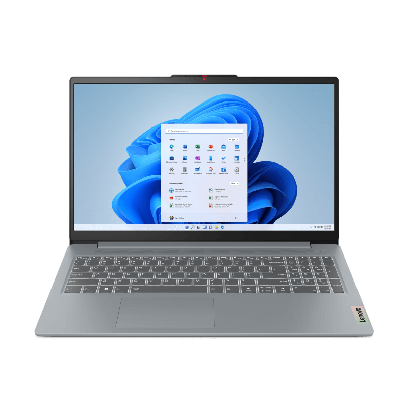 Laptop Consumer Lenovo IdeaPad Slim 3 15AMN8, cu procesor AMD Ryzen 5 40, 15.6'' IPS, 8 GB LPDDR5, 512 GB SSD, AMD Radeon 610M, Fr OS