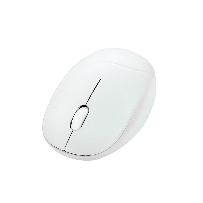 ASUS Fragrance Mouse MD101. Form factor: Ambidextrous. Movement detection technology: Optical, Device interface: RF Wireless + Bluet ooth, Movement resolution: 2400 DPI, Buttons type: Pressed buttons, Buttons quantity: 3, Scroll type: Wheel. Power source: Batteries. Product colour: White