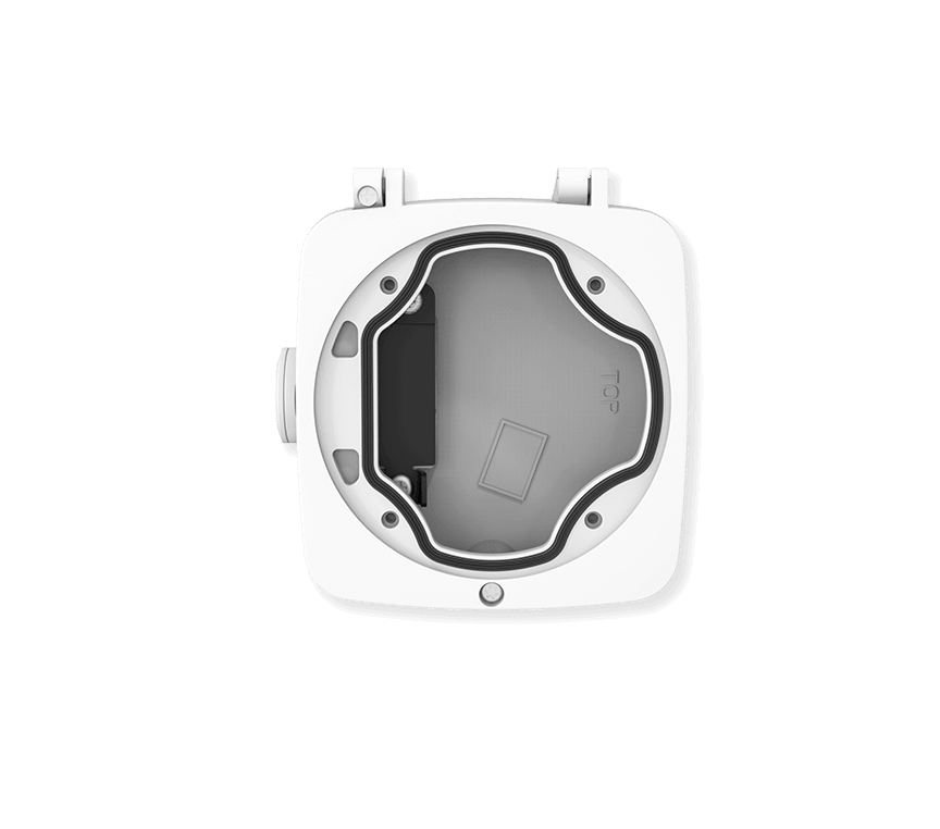 Milesight Junction Box A62, protejeaza componentele electrice, compatibilitate: (AI) Pro Bullet, (Radar) AI Pro Bullet Plus,(5G AIoT) Pro Bullet Plus, (AI) PTZ Bullet (only for Wall Mount Version.), Supplement Light AI Pro Bullet Plus, dimensiuni: 134*126*40mm, greutate: 510g