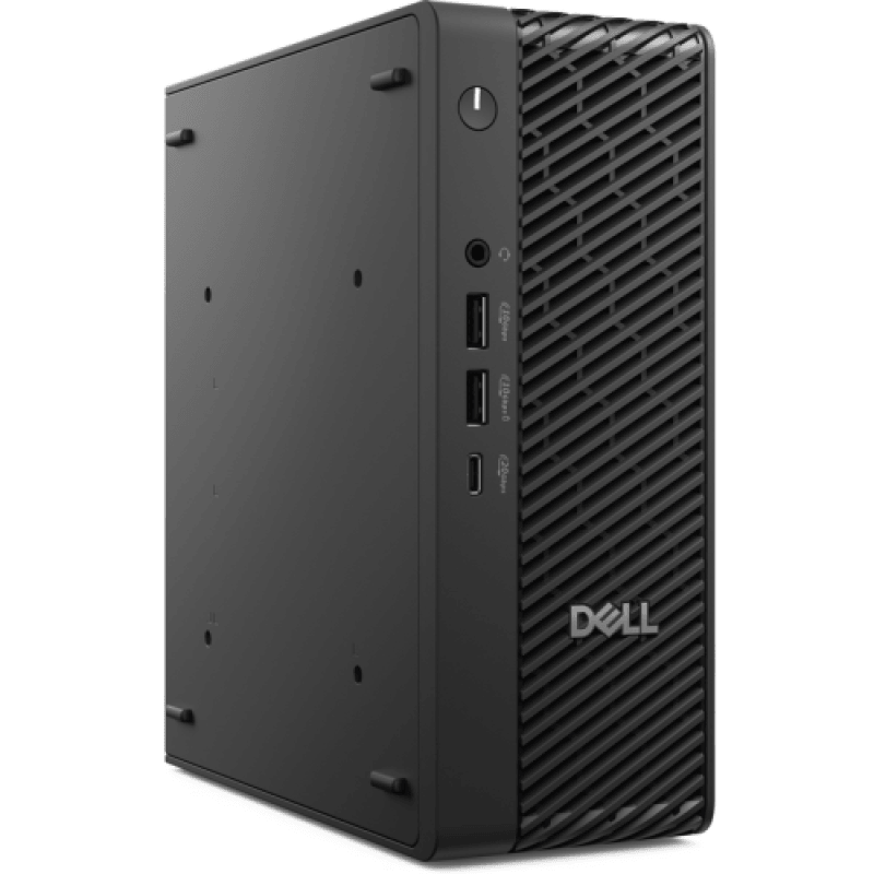 Dell Pro Max Micro FCM2250, 280W A/C Adapter, EPEAT5, 7.4MM Barrel, TCO10, ENERGY STAR Qualified, EPEAT Gold with Climate+, Intel Core Ultra 7 265 (30 MB cache, 20 cores, 20 threads, 1.8 GHz to 5.3 GHz, 65W), NVIDIA(R) RTX(TM) A1000, 8 GB GDDR6, 4 mDP to DP adapters, 16GB: 1 x 16 GB, DDR5, 5600