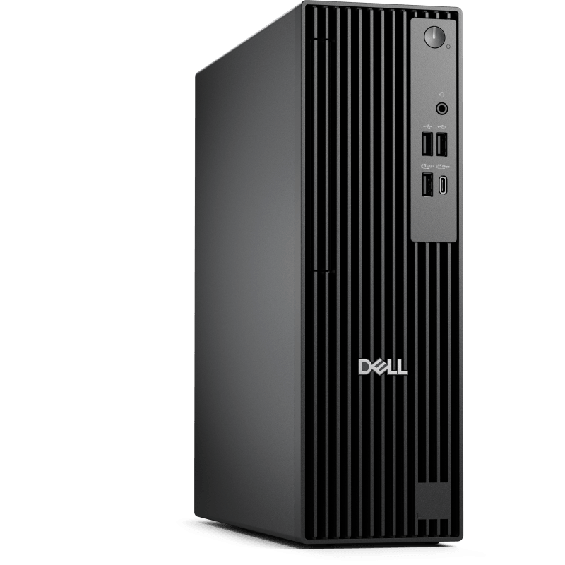 Dell Pro Slim Plus QCS1250, 180W PSU, EPEAT Silver with Climate+, Energy Star Qualified, Intel(R) Core(TM) Ultra 7 265 (13 TOPS NPU, 20 cores, up to 5.3GHz), Integrated Graphics, 16GB: 1 x 16GB, DDR5, up to 5600 MT/s, non-ECC, 512GB SSD TLC, No Optical Drive, Internal Speaker, No Wireless LAN Card