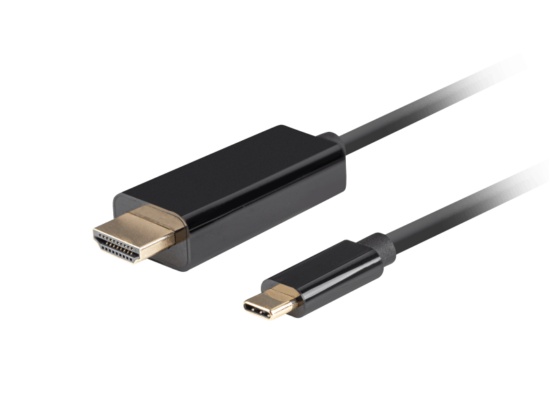 Cablu USB-C(M) HDMI(M) 1 m 4K 60Hz negru