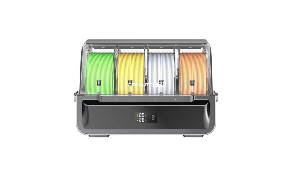 CREALITY CFS MULTI FILAMENT SYSTEM, Pentru printare 3D multi color sau multi filament, Compatibil cu Creality HI si Creality K2 Plus, Dimensiuni: 379 × 314 × 276 mm, Greutate: 4.56kg, Numar filamente suportate: 4, Diametru filament compatibil: 1.75mm, diametru 197-202mm, latime: 42-68mm