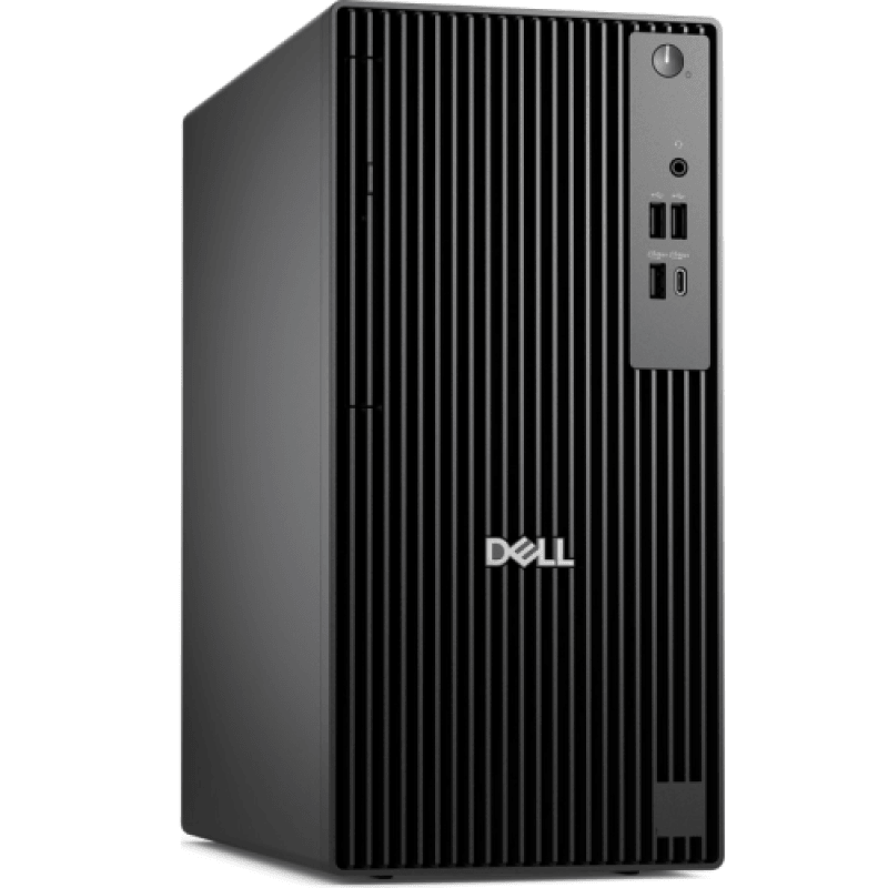Desktop Dell Pro Tower (QCT1250), 360W Platinum PSU, Intel(R) Core(TM) i7-14700 (20 cores, up to 5.4 GHz), AMD Radeon RX 7400, 8GB GDDR6, full height, 16GB, 2x8GB, DDR5, up to 5600MT/s, 512GB SSD TLC, Intel Wi-Fi 7 BE200, 2x2, 802.11be, Bluetooth wireless card, Dell Wired Mouse MS116 – Black, Dell