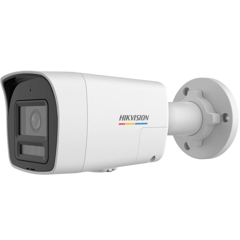 Camera de supraveghere IP Bullet 6MP Hikvision DS-2CD1067G2H- LIUF/SL(2.8MM), lentila fixa 2.8mm, iluminare min: Color: 0 0.001 Lux @ (F1.0, AGC ON),0 Lux cu lumina alba, IR 30m, microfon incorporat, difuzor incorporat, slot card de memorie: microSD/microSDHC/microSDXC maxim 512GB, alarma la