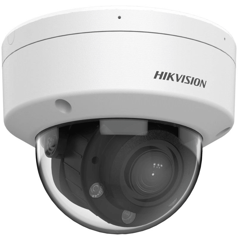 Camera de supraveghere IP Dome 2MP Hikvision DS-2CD1723G2- LIZU(2.8-12MM), lentila varifocala: 2.8-12mm, iluminare min: Color: 0.005 Lux @ (F1.6, AGC ON),B/W: 0 Lux cu lumina alba: 30m, IR: 30m, microfon incorporat, slot card de memorie: microSD/microSDHC/microSDXC maxim 512GB, alarma la evenimente