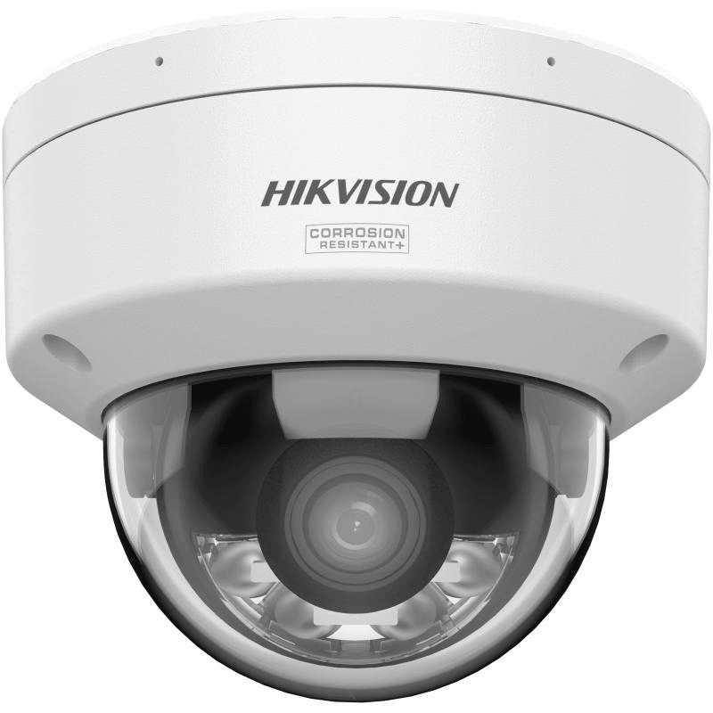 Camera de supraveghere IP Dome 8MP Smart Hybrid Light with ColorVu Hikvision DS-2CD2147G3-LIS2UY(2.8MM), lentila fixa 2.8mm, iluminare min: Color: 0.0008 Lux @ (F1.0, AGC ON),0 Lux cu IR 30m, microfon incorporat, difuzor incorporat, interfata audio: 1/1, alarma: 1/1, slot card de memorie