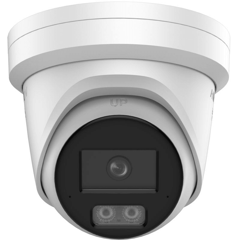Camera de supraveghere IP Turret 4MP Hikvision DS-2CD2347G3-LIY(2.8MM) ,lentila fixa 2.8mm, iluminare min: Color: 0.0005 Lux @ (F1.0, AGC ON),0 Lux cu lumina alba: 30m, IR 40m, microfon incorporat, slot card de memorie: microSD/microSDHC/microSDXC maxim 512GB, alarma la evenimente: Motion detection