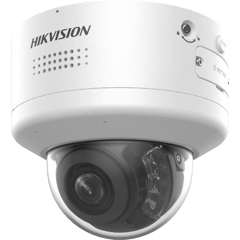 Camera de supraveghere IP Dome 8MP Hikvision DS-2CD2787G2H- LIPTRZS2U/SL(2.8-12MM), lentila varifocala: 2.8-12mm, iluminare: Color: 0.0028 Lux @ (F1.2, AGC ON),0 Lux cu IR: 40m, slot card de memorie: microSD/microSDHC/microSDXC card, up to 512 GB, microfon incorporat, difuzor incorporat, alarma la