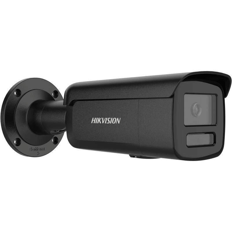 Camera de supraveghere IP Bullet 4MP Hikvision DS-2CD2T47G3- LIY(2.8MM)/BK, lentila fixa 2.8mm, iluminare min: Color: 0.0005 Lux @ (F1.0, AGC ON),0 Lux cu lumina alba: 60m, IR: 60m, slot card de memorie: microSD/microSDHC/microSDXC maxim 512GB, alarma la evenimente: Motion detection (support alarm