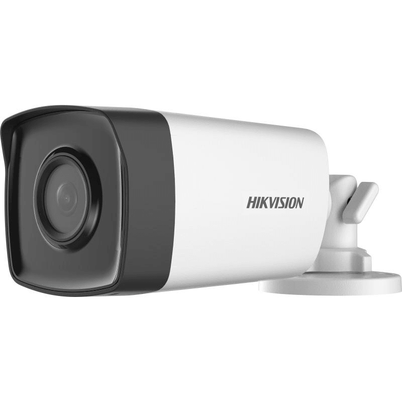 Camera supraveghere Hikvision Turbo HD bullet DS-2CE17D0T-IT3F(2.8mm) (C),2MP, senzor CMOS, rezolutie: 1920 × 1080@30fps, iluminare: 0.01 Lux @(F1.2, AGC ON), 0 Lux with IR, lentila fixa: 2.8 mm, unghi vizualizare: horizontal FOV: 106.4°, vertical FOV: 57.9°, diagonal FOV: 124.6°,distanta IR