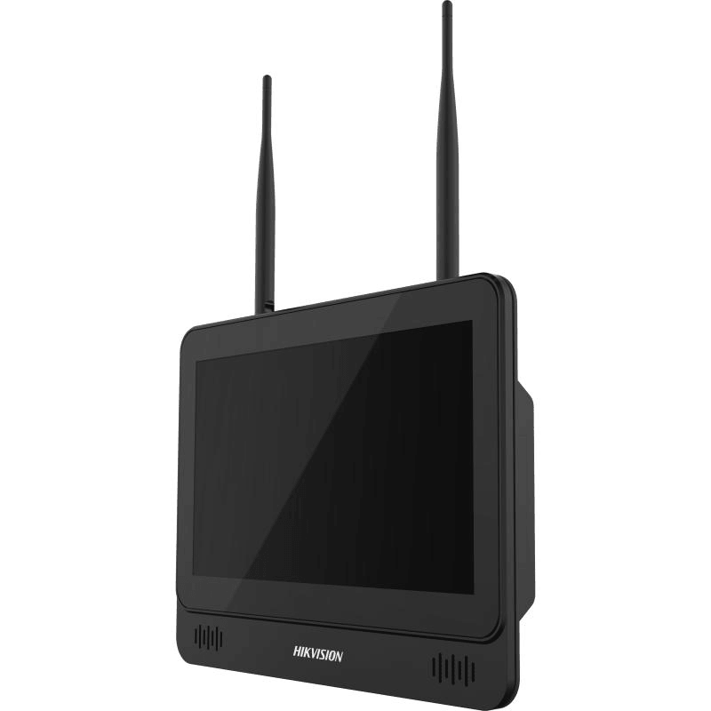 NVR Hikvison WI-FI 4 Canale DS-7604NI-L1/W,1 SATA interface, Up to 6 TB capacity for each disk, 1, RJ45 100M Ethernet interface, Rear panel: 2 × USB 2.0, 2*2MIMO. External antennas. PA and LNA modules are supported,HDMI/VGA output at up to 1920 × 1080 resolution, One 100M Ethernet network