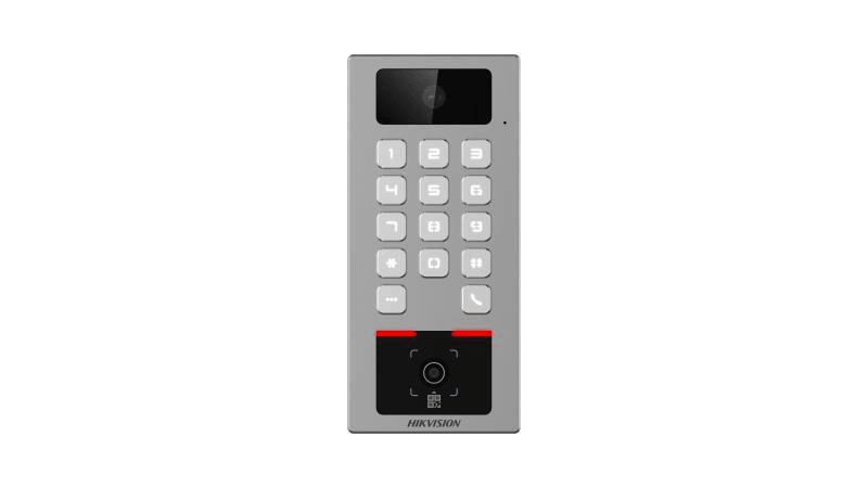 Terminal Access Control DS-K1T502DBWX-CQR; multiple metode de autemtificare: card, PIN, QR code, etc, Linux; Resolution 2 MP, Wired Network:10 M/100 M self-adaptive, Working Temperature -40 C~ +70 C, Protective Level:IK09, IP65;Language:Arabic, English, French, Indonesian, Italian, Portuguese