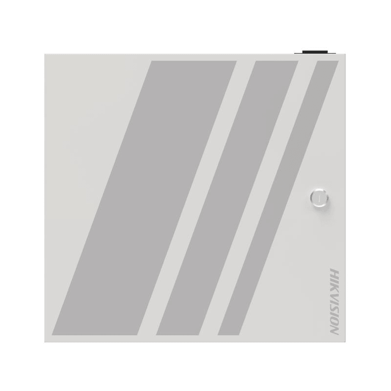 Centrala control acces Hikvision DS-K2704X, 10/100/1000 Mbps, interfete: 1x Network, 4x Lock Control, 4x Exit Button, 4x Door Contact Input, 8x Alarm Input, 4x Alarm Output, 1x TAMPER, 7x RS-485, 4x Wiegand(W26, W34), 1x USB, 1x Fire Interface, capacitate: 100 000 utilizatori, 10 000 aprente, 200