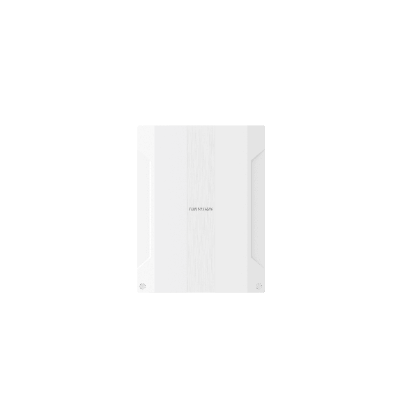 Modul expandor, compatibil cu centralele Hikvision Ax Pro, comunicare bidirectionala in banda de frecvente 868MHz, leduri pentru monitorizare stare in timp real, 16 intrari de alarma, 2 iesiri, posibilitate alimentare detectori la 12VDC, spatiu pentru acumulator, distanta comunicare cu centrala in