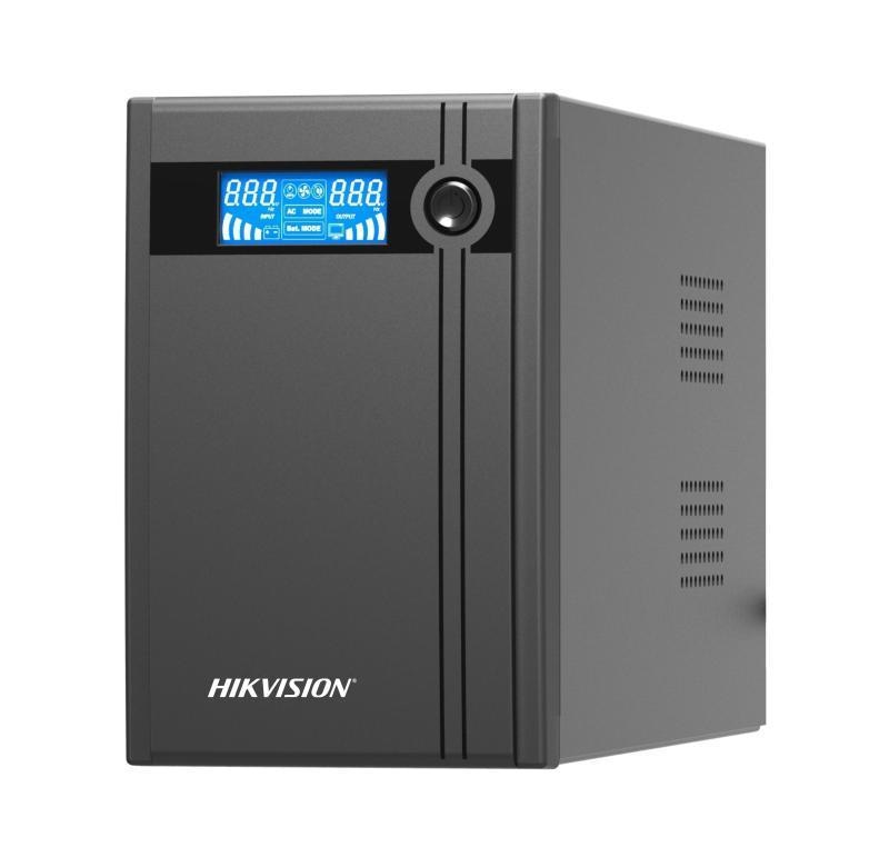 Oversea UPS Hikvision DS-UPS2000; capacitate UPS: 2000 VA / 1200 W, input voltage range: 140 VAC to 290 VAC, frecventa input: 50/60 Hz self- adaptive, tip plug: Schuko, output voltage range: 210 VAC to 235 VAC, frecventa output: 50 Hz ± 0.5 Hz, tip output: Schuko, numar outlet: 4, tip baterie: 12