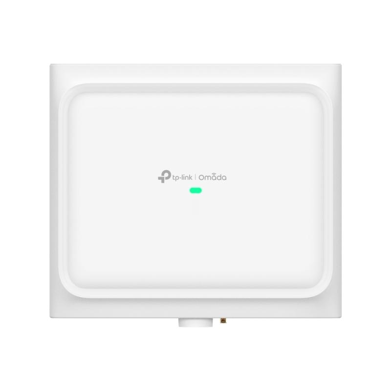 Omada BE11000 Indoor/Outdoor Tri-Band Wi-Fi 7 Access Point PORT: 1×2.5G RJ45 Port SPEED:574Mbps at 2.4 GHz + 4320 Mbps at 5 GHz+ 5760 Mbps at 6 GHz FEATURE: 802.3at PoE and Passive PoE, IP68 Weatherproof, 6×Internal Antennas,GNSS, Bluetooth ,MU-MIMO, 320MHz Supported, Seamless Roaming, Band