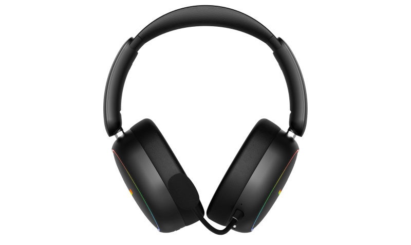 Casti gaming wireless Hator Phoenix 2, material membrana PET, frecventa raspuns 10Hz-44kHz, impendanta 32Ω, putere maxima 30mW, autonomie bateria pana la 45 de ore, timp incarcare 4 ore, conexiune HATOR SyncHUB™, conexiune HATOR ClearScan™, spatial audio, apeluri prin BT in gaming mode, acoperire