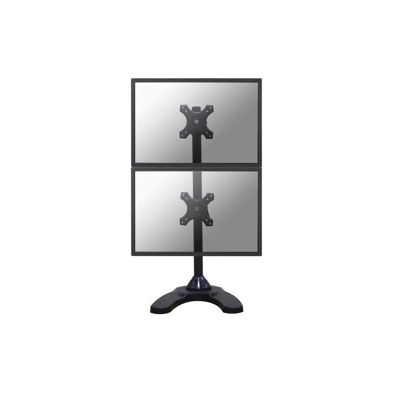 Suport Monitor de Birou Dual, Neomounts by Newstar FPMA-D700DDV, 10" - 27", VESA 100x100, suporta pana la 6kg, negru
