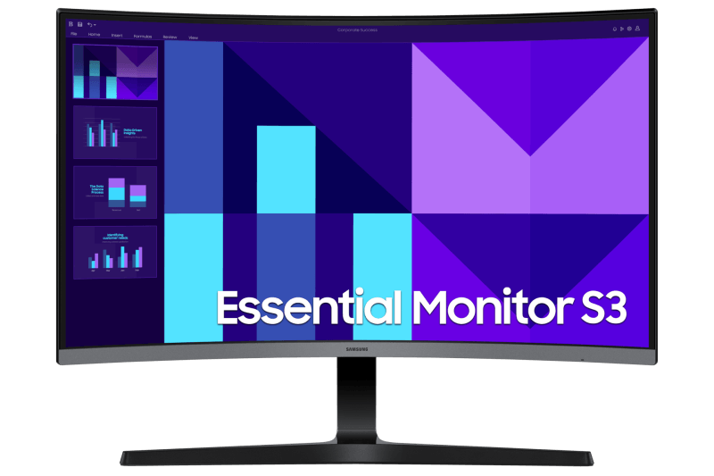 Monitor Samsung 27" LS27D392GAUXEN, Curvature: 1800R, Diagonal (inch): 27, Diagonal (cm): 68.58, Aspect ratio: 16:9, Panel: VA, Resolution: 1920x1080, Refresh Rate: 100Hz, Response time GtG: 4ms, Brightness (max): 250 cd/m², Contrast (static) : 3000:1, Viewing angle: 178/178, Color Gamut Type: sRGB
