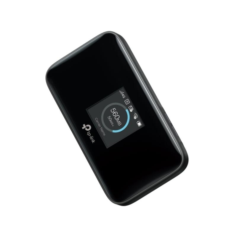 600Mbps 4G LTE-Advanced Mobile Wi-Fi Build-In 600Mbps 4G+ LTE Advanced Modem SPEED: 867 Mbps at 5 GHz and 300 Mbps at 2.4 GHz, 4G+ Cat12 600/150 Mbps SPEC: 3280 mAh Rechargeable Battery, 1.4 inch TFT Color Screen Display, 2 TB Micro SD Card Slot, 1 * Type-C Port, LTE-FDD/LTE-TDD/DC-