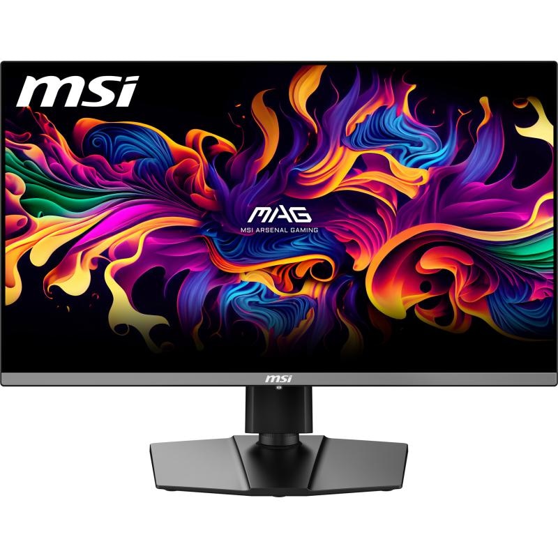 Monitor MSI 26.5" MAG 272QP QD-OLED X50, Diagonal (inch): 26.5, Diagonal (cm): 67, Aspect ratio: 16:9, Panel: QD-OLED, Resolution: 2560x1440, Refresh Rate: 500Hz, Response time GtG: 0.03ms, Brightness (max): 500 cd/m², Contrast (static) : 1.5M:1, Viewing angle: 178/178, Color Gamut Type: Adobe RGB
