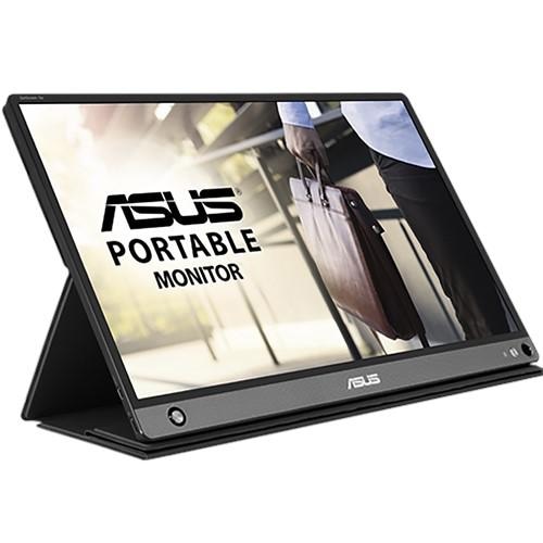 Monitor 15.6" ASUS MB16AHP, ZenScreen GO, Portable Monitor, IPS, 16:9 ,FHD 1920*1080, non-glare, 5 ms, 178/178, 250 cd/m2, 700:1, Flicker free,Low BlueLight, boxe 2*1W, USB Type-C, micro HDMI, cabluri USB/ HDMIincluse, ZenScreen pen, culoare argintiu+ negru