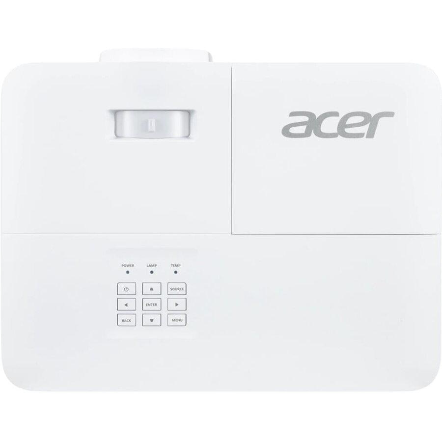Videoproiector Acer H6542, FHD 1920*1080, up to WUXGA 1920*1200, 4.000 lumeni, 16:9/ 4:3, 13.000:1, diagonal maxima 300", distanta maxima de proiectie 10 m, boxa 3W, lampa 5.000/ 20.000 ore, 29- 33 dB, 2.4 kg, 2 *HDMI, PC audio out, DC Out (5V/1.5A, USB Type A), RS232, cablu HDMI inclus, telecomanda
