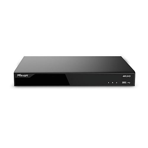 POE NVR Milesight 16 Canale MS-N5016-NPE, Rezolutie inregistrare: 8MP , Rezolutie redare: 3*(30fps @8MP), 4*(30fps @6MP),4*(30fps @5MP), 5 *(30fps @4MP),8*(30fps @3MP), 12*(30fps @1080P),16*(30fps @720P),16 *(30fps @D1); Dual Stream; HDMI & VGA output; Compresie: H.264 +/H.264; Stocare: 2*SATA(