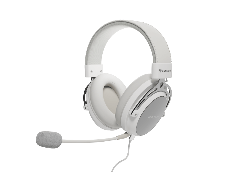Casti gaming cu fir Genesis Toron 301, sunet stereo, microfon, impendanta 32 Ohm, frecventa raspuns 20 - 20.000 Hz, lungime cablu 100cm, frecventa raspuns microfon 10 Hz - 10000 KHz, sensibilitate -38dB, impendanta microfon 2200 Ohm, conectivitate 3x Jack 3.5 mm, alb