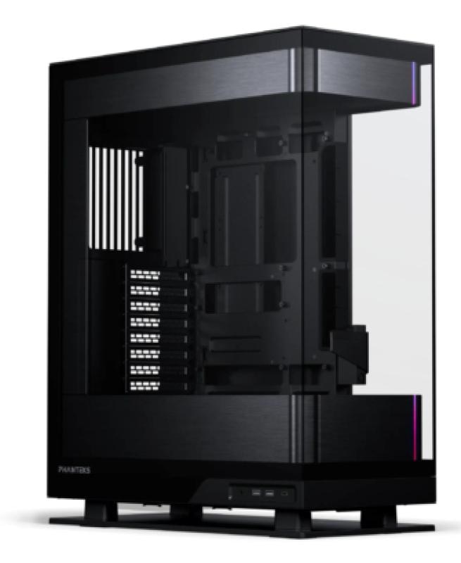 Phanteks Evolv X2. Form factor: Midi Tower, Type: PC, Product colour: Black. Power supply location: Bottom. Rear fans diameters supported: 120 mm, Top fans diameters supported: 120 mm, Bottom fans diameters supported: 120 mm. Supported HDD sizes: 2.5,3.5", SSD form factor: 2.5". Width: 454 mm