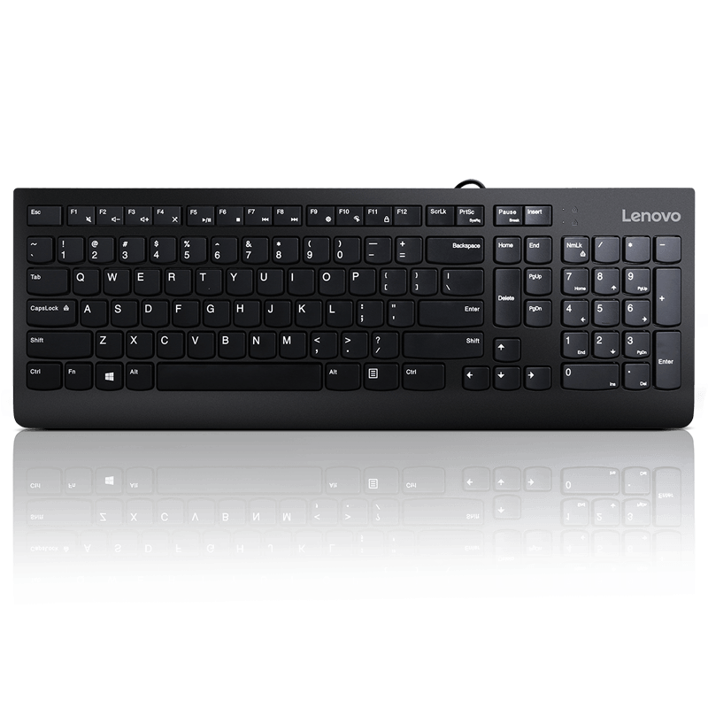 Lenovo 300 USB Keyboard - US English, Tip: Standard, Interfata tastatura: USB, Tehnologie: cu fir, Tastatura iluminata: Nu, Culoare: Negru, Dimensiune: 424 x 146 x 20 mm, Greutate: 76g, Garantie: 1 an