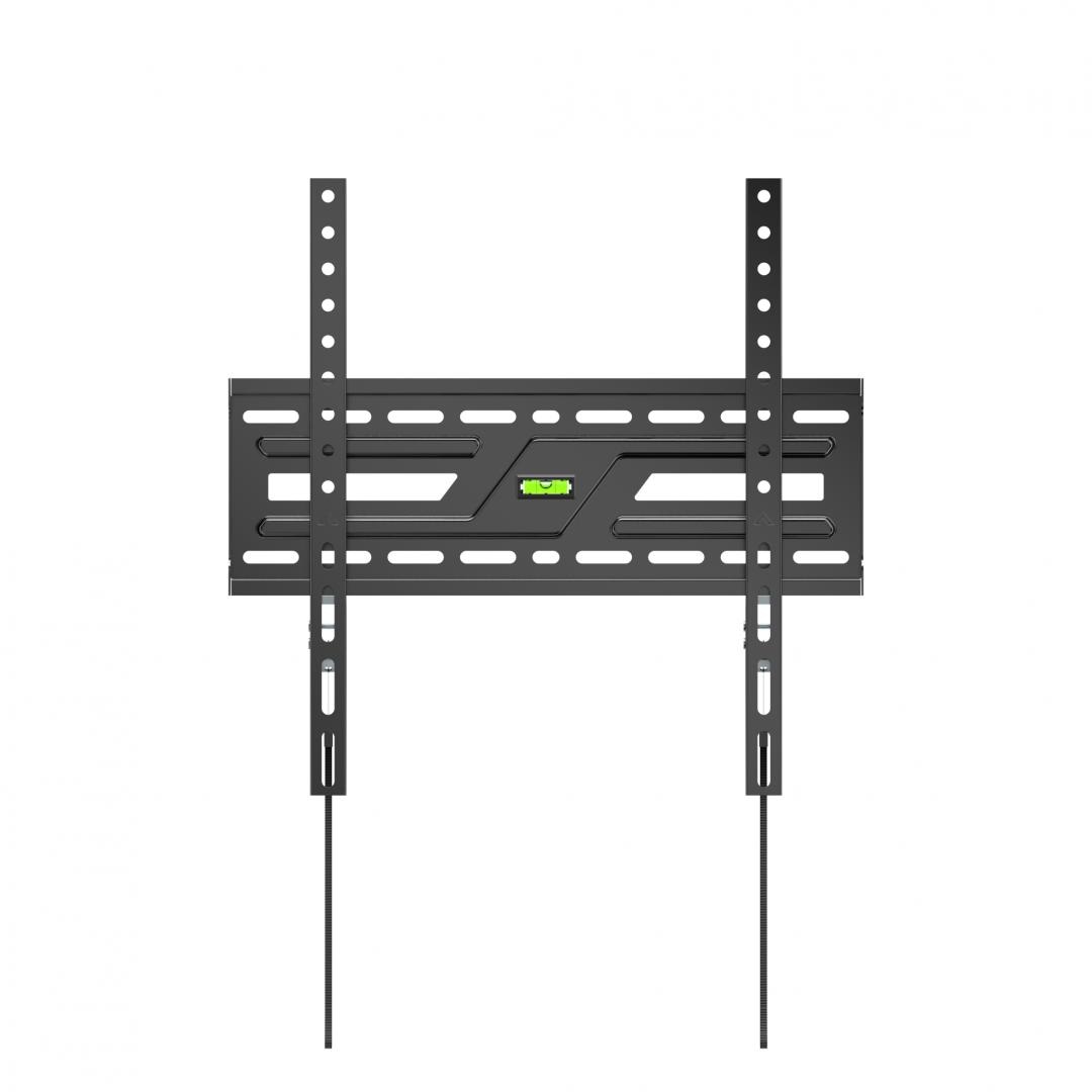Suport perete TV Serioux 32-75" Fix 75kg Profil 24mm Material: Otel Finisarea suprafeței: vopsea electrostatica Dimensiune ecran: 32"-75" Compatibilitate VESA: 50x50, 75x75, 100x100, 100x150, 150x100, 100x200, 200x100, 150x150, 200x200, 200x300, 300x200, 200x400, 400x200, 300x300, 300x400, 400x300