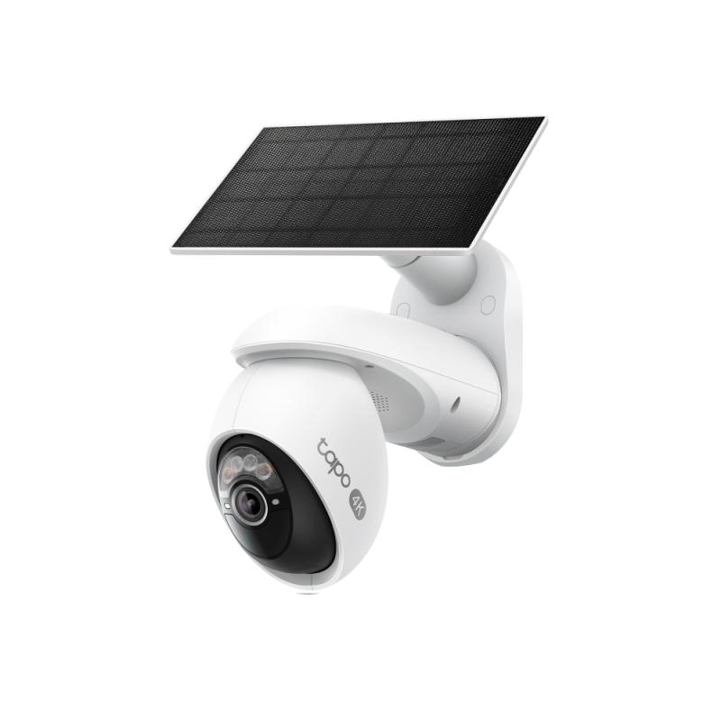 Kit cameră de supraveghere Pan/Tilt cu alimentare solară TP Link, senzor 1/2.7" Progressive Scan CMOS Starlight Sensor, Focal Length: 4.0 mm, Aperture: F1.6, Pan Mechanical Range:326° (360° Pan Coverage), Tilt Mechanical Range: 45° (90° Tilt Coverage), night vision 850 nm IR LED (40 ft / 12 m)