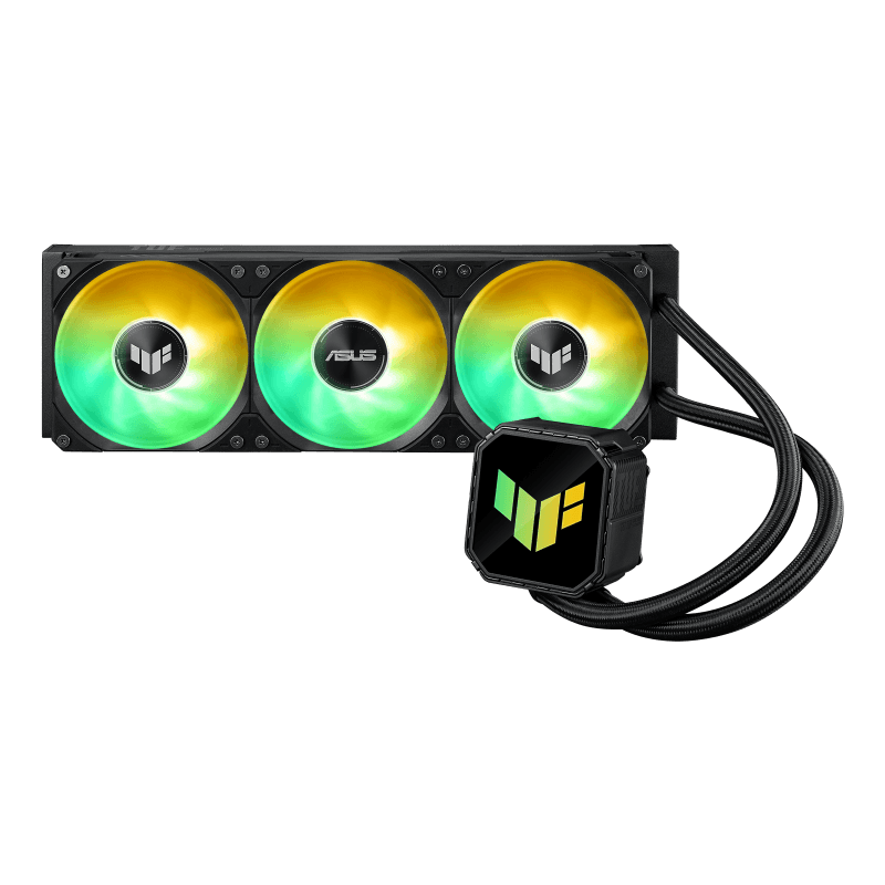 Cooler Procesor ASUS TUF GAMING LC III 360 ARGB NEGRU, marime radiator 397mm, 3x120mm, viteza ventilatoare 650-2600 RPM +/- 10%, Suport AMD: AM5 AM4, suport INTEL: LGA 1851/1700/1200